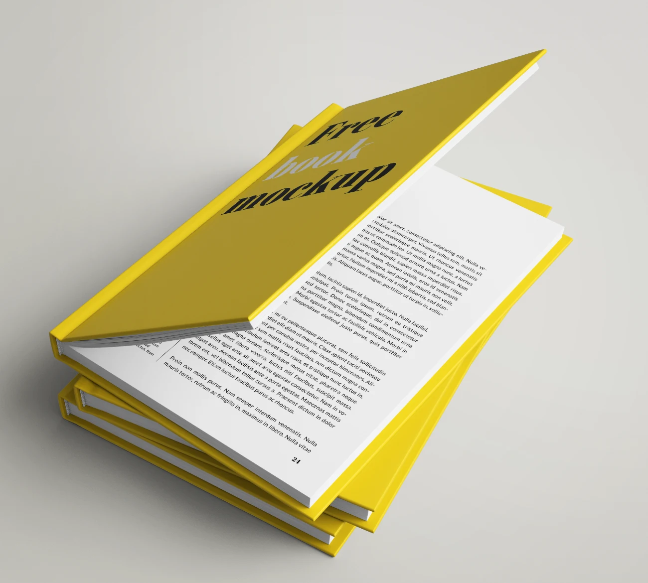 Elegant Royal Blue Hardcover Book Mockup Presenting Cover Page and Inner Content Display hover
