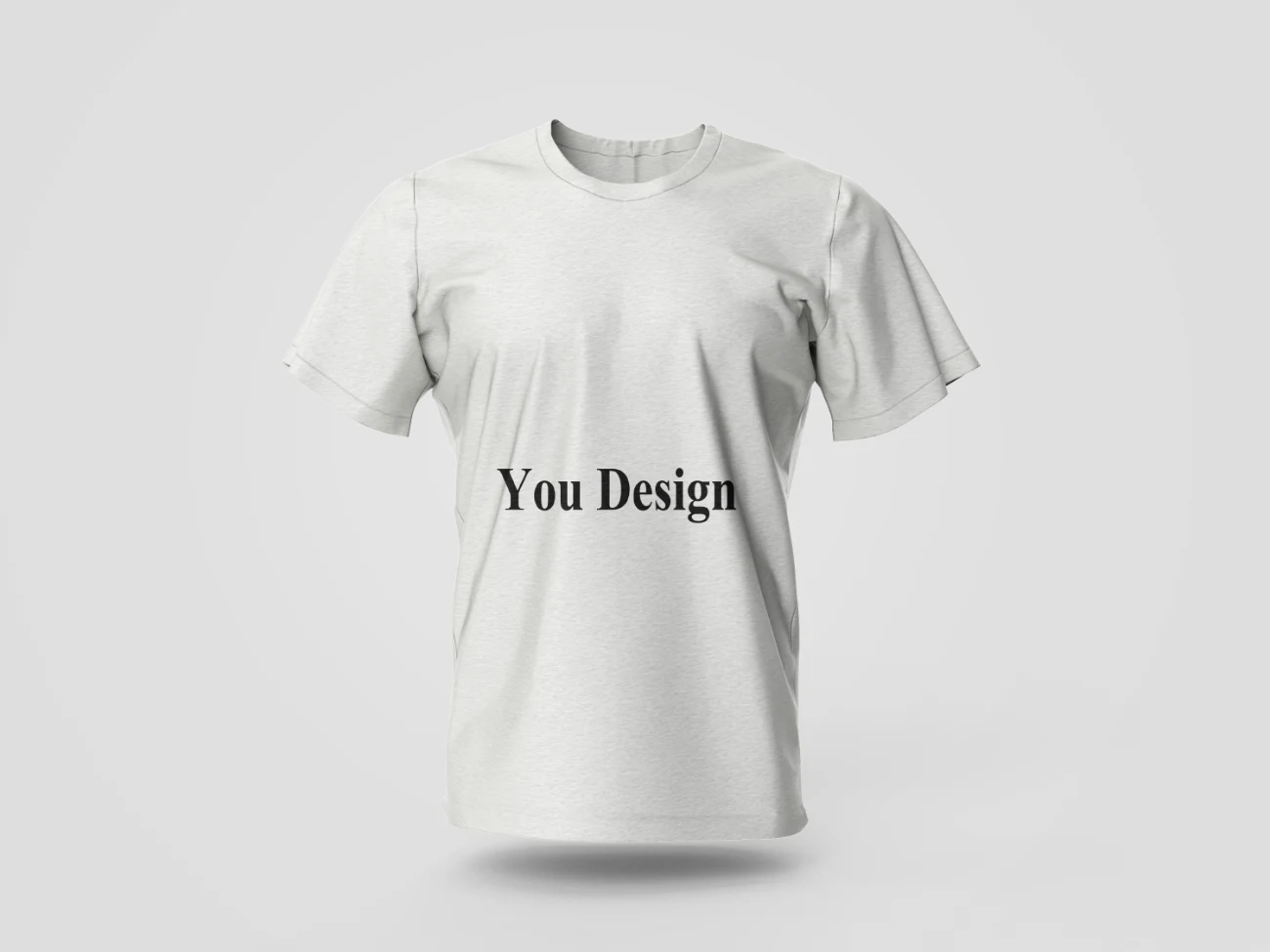 High Quality Free T Shirt Mockup Design Template Realistic Apparel Presentation hover