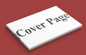 Modern Horizontal Book Cover Displaying Woman Portrait Design Mockup Hover
