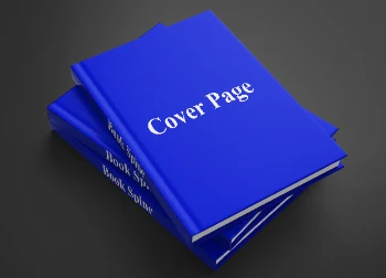Professional Stack of Hardcover Books Mockup for Creative Design Showcase Hover