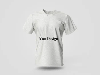 High Quality Free T Shirt Mockup Design Template Realistic Apparel Presentation Hover