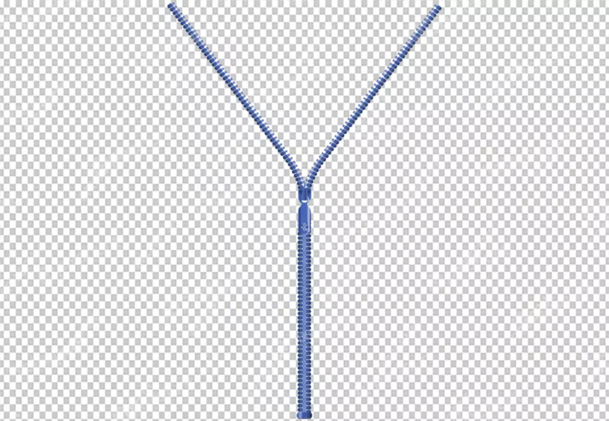 Free Premium PNG Blue zipper 