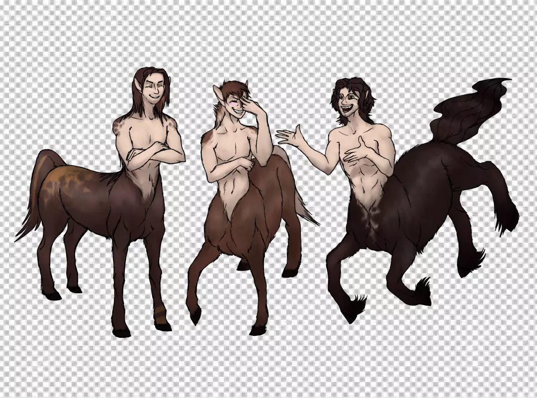Free Premium PNG Centaur Greek Mythological Flat Warrior PNG