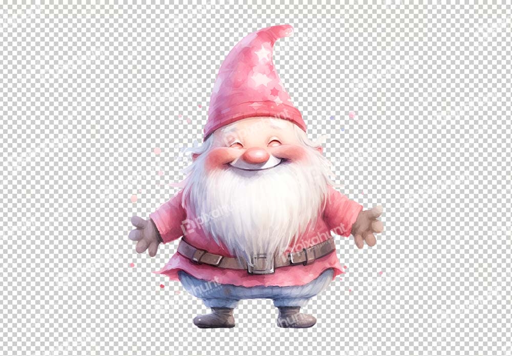 Free Premium PNG merry christmas cute santa claus | Santa Claus happy smiling