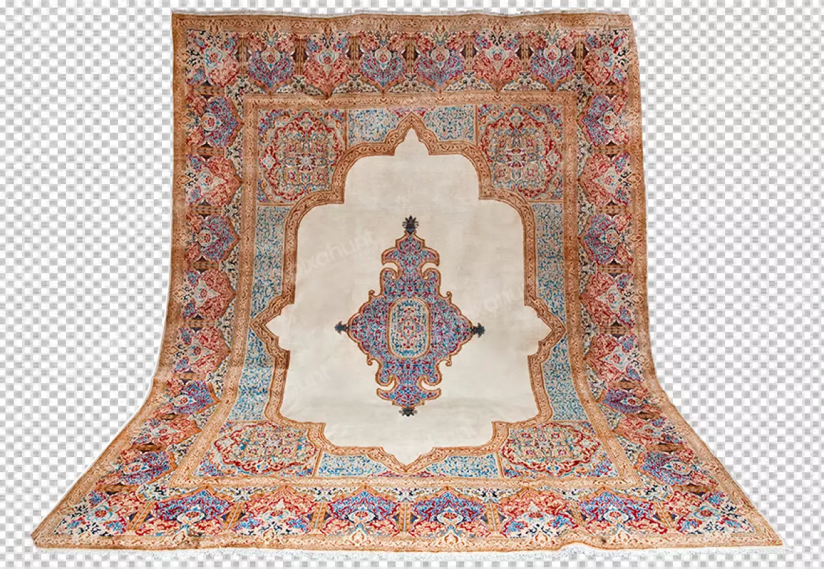 Free Premium PNG Arabic carpet isolated on a transparent  background 