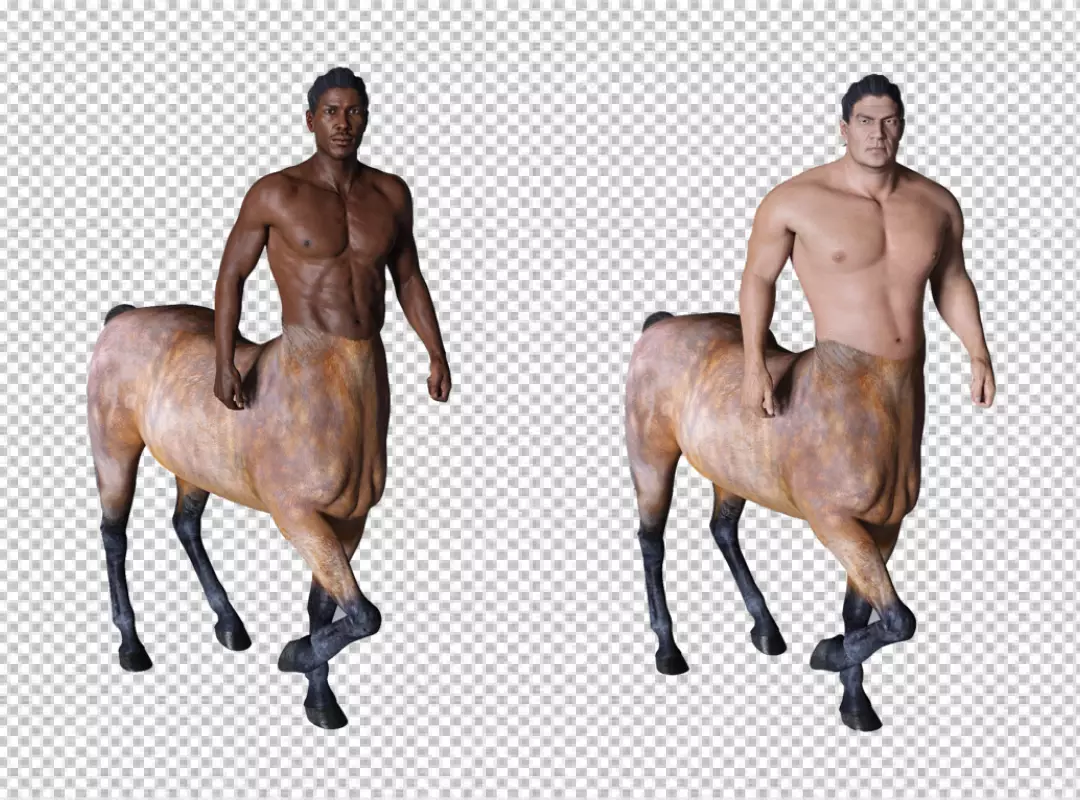 Free Premium PNG Centaur Greek Mythology Flat Style Spear Clipart PNG 