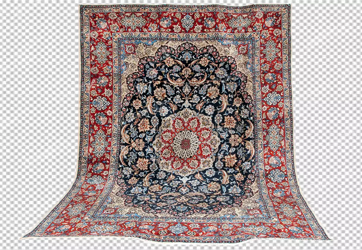 Free Premium PNG Textures and patterns in color from woven carpets transparent background 