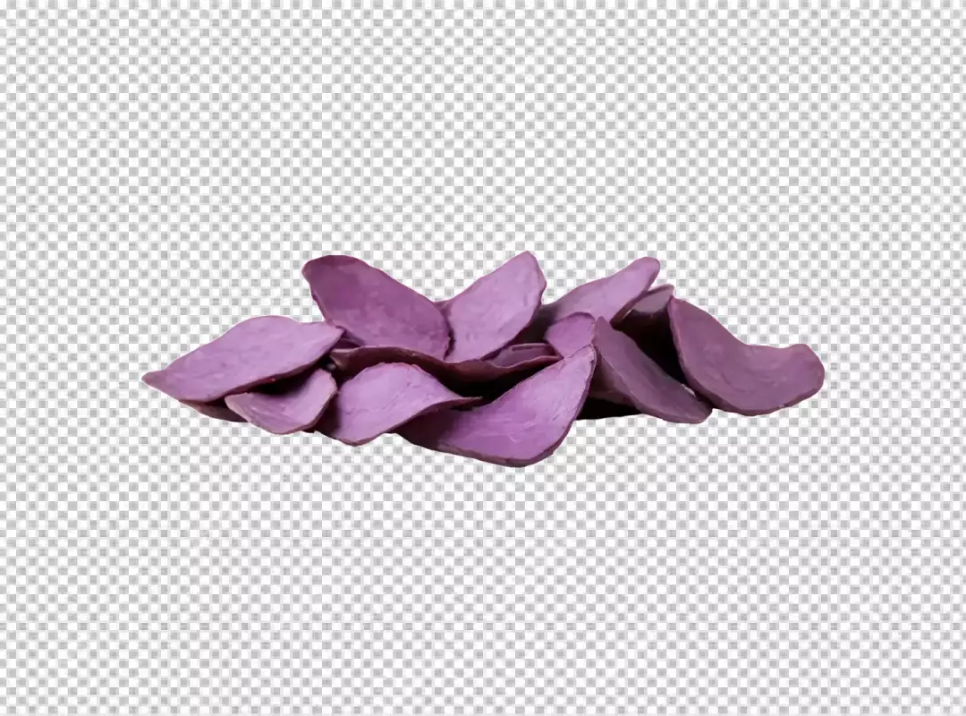 Delicious Stack of Purple Sweet Potato Chips for a Healthy Snack