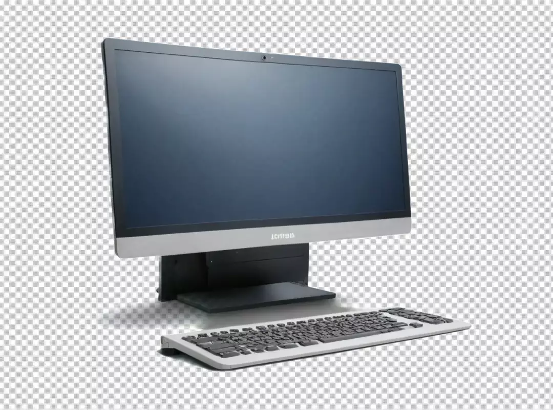 Sleek All-in-One Desktop Computer and Keyboard for Modern Workspace