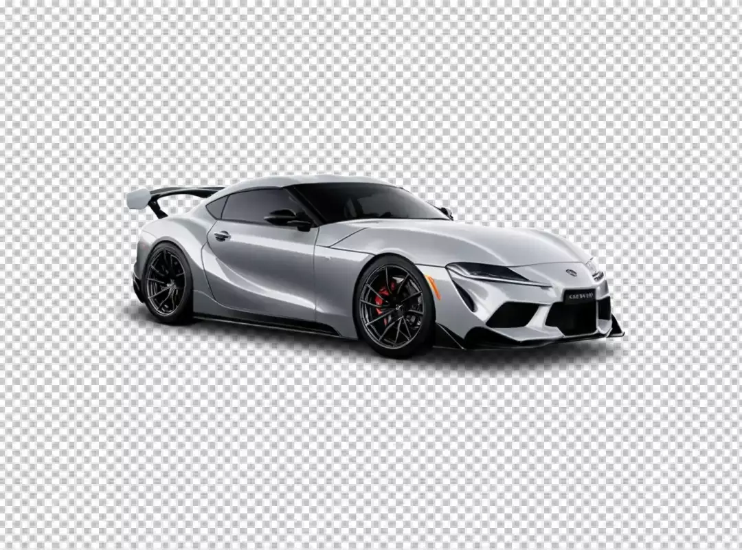 Customized Silver-Gray Coupe with Aftermarket Wheels and Vibrant Red Calipers