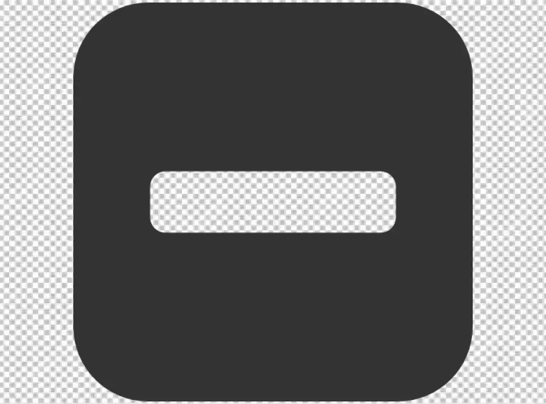 Free Premium PNG A simple dark gray UI element with a horizontal black bar.