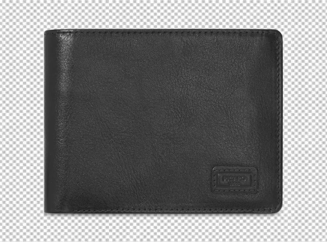 Elegant Black Leather Bifold Wallet Classic Style Accessory for Men