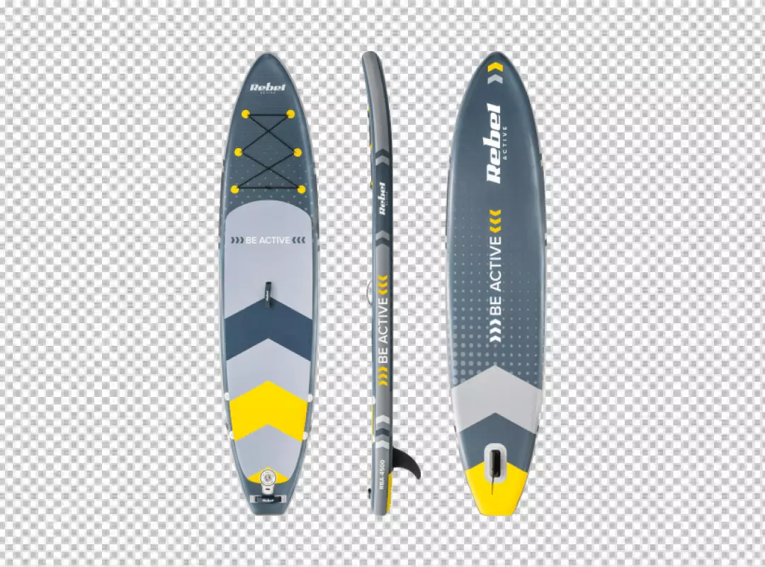 Rebel Active Inflatable Stand-Up Paddleboard with Dynamic Design and Multiple Views