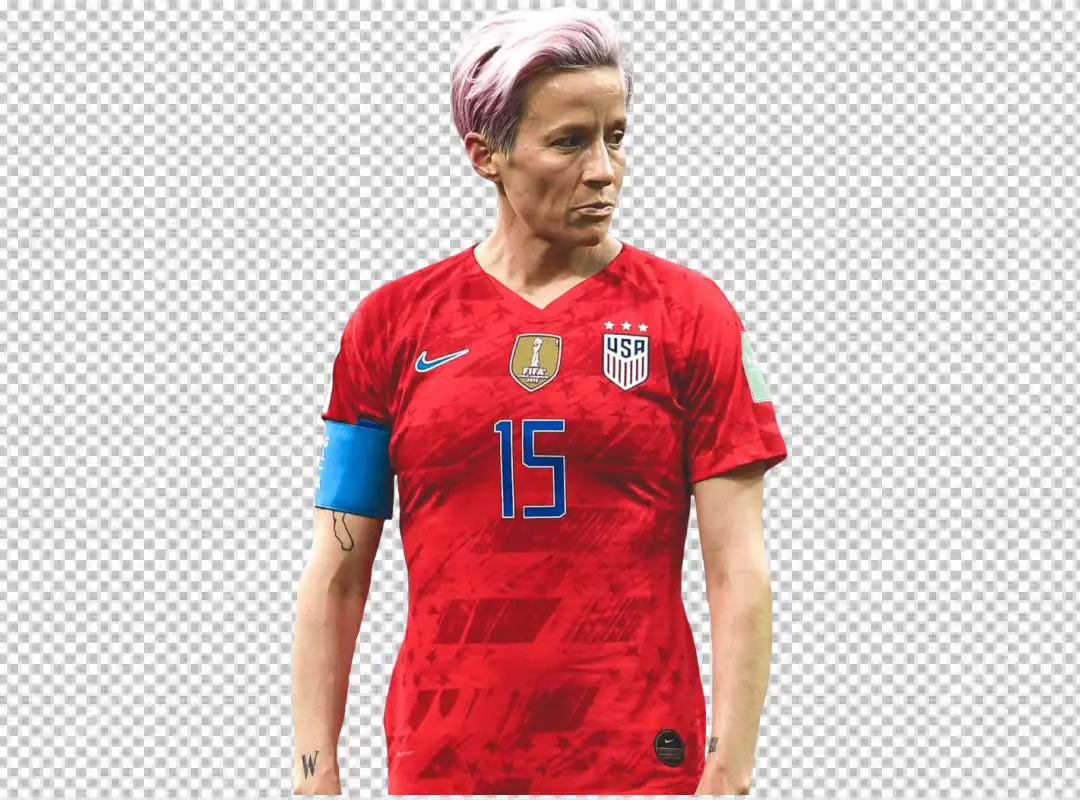 Free Premium PNG Megan Rapinoe American former soccer player