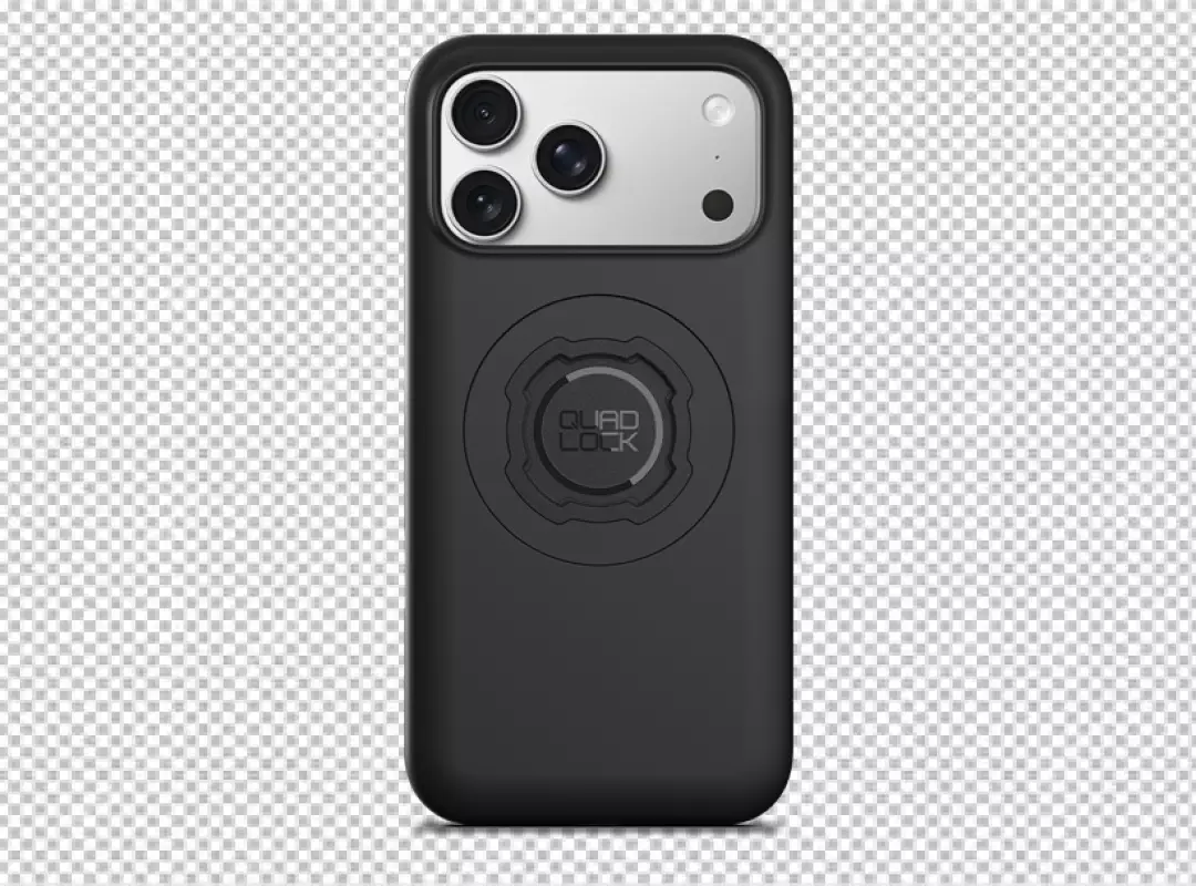Black Smartphone Case with Quad Lock Mounting System for Enhanced Protection