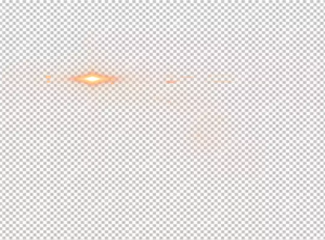 Golden Light Flare Effect Overlay Design Element Isolated Transparent Background