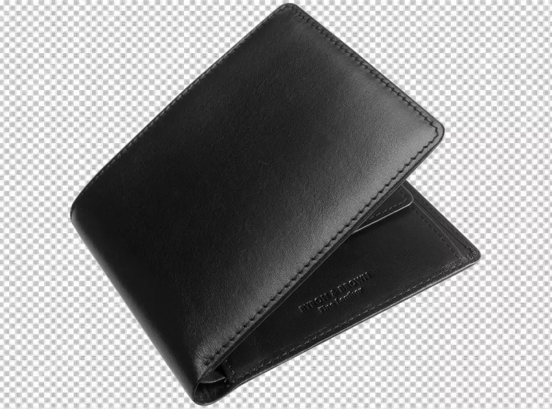 Professional Black Leather Bifold Wallet Elegant Accessory for Men