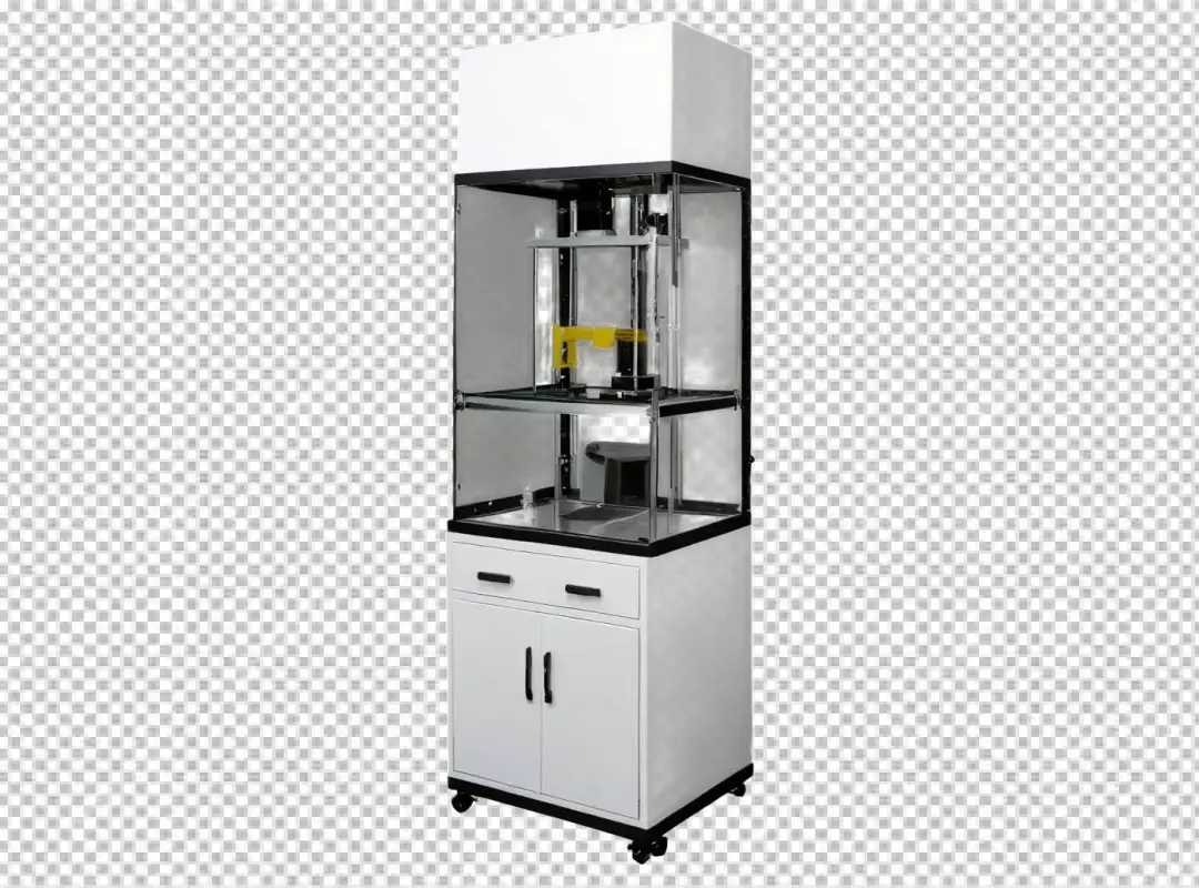 Professional Industrial 3D Printer Machine with Transparent Enclosure and Mobile Cabinet