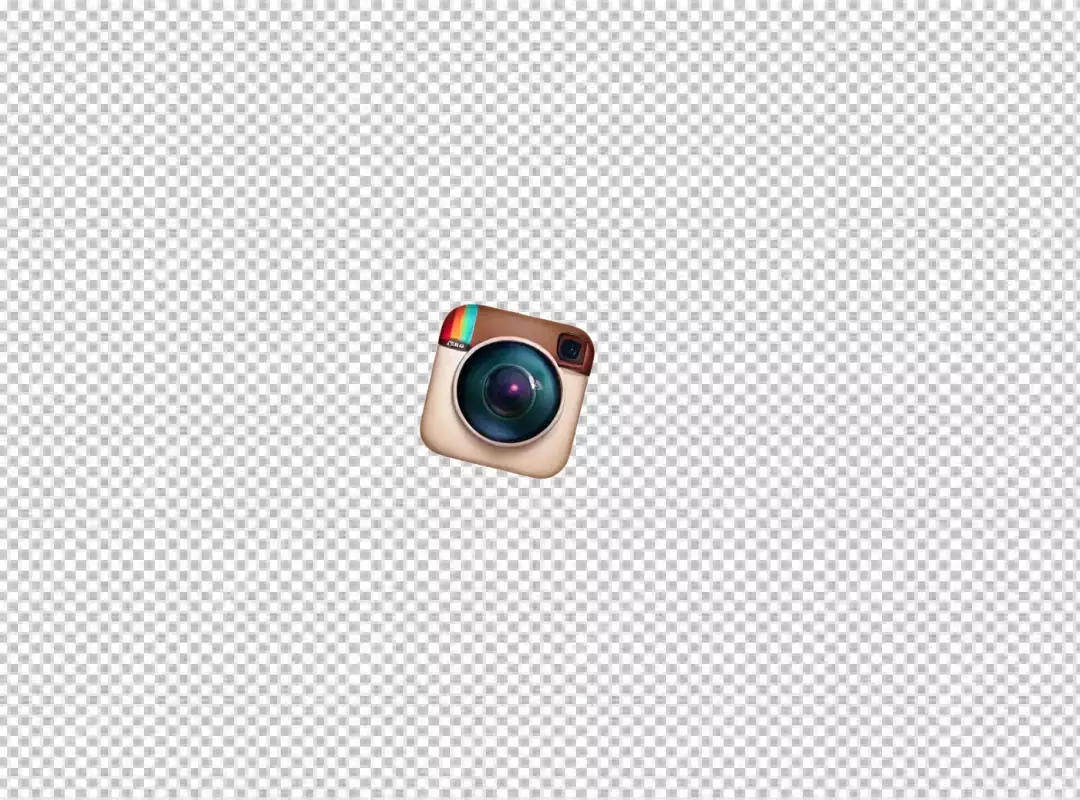 Classic Instagram Logo Icon with Vintage Camera Design for Social Media Applications