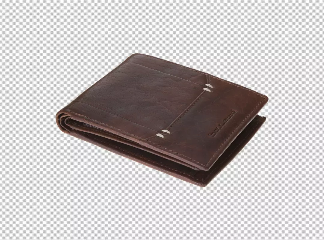 Stylish Brown Leather Wallet for Men Professional Product Photography