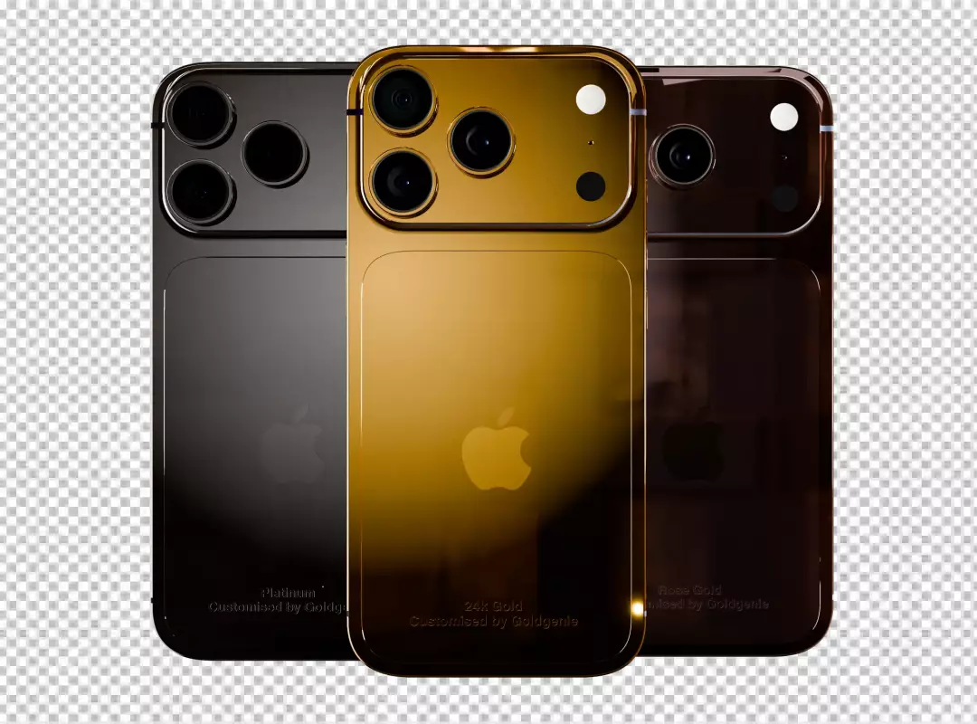 Luxury Customized iPhones in Platinum, 24k Gold, and Rose Gold with Premium Cameras