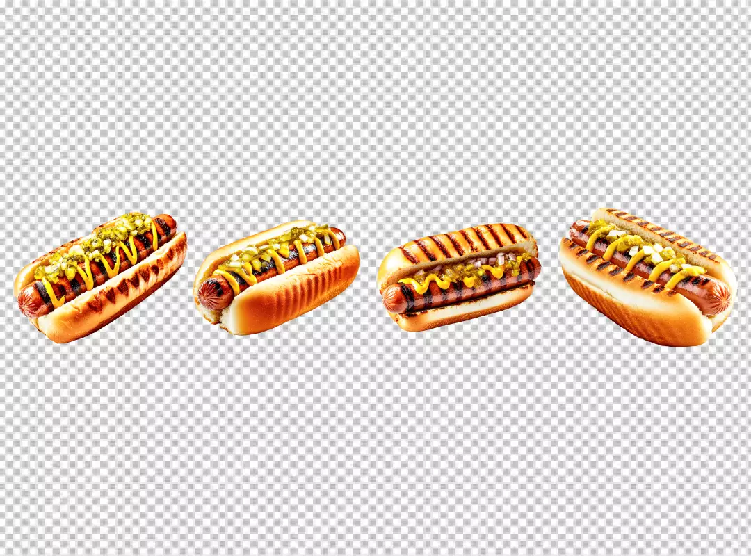 Delicious Grilled Hot Dogs with Zesty Toppings and Mustard Relish