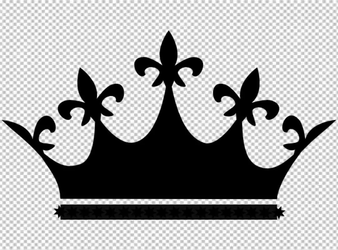 Princess Crown Icon Black And White Queen Crown Clipart