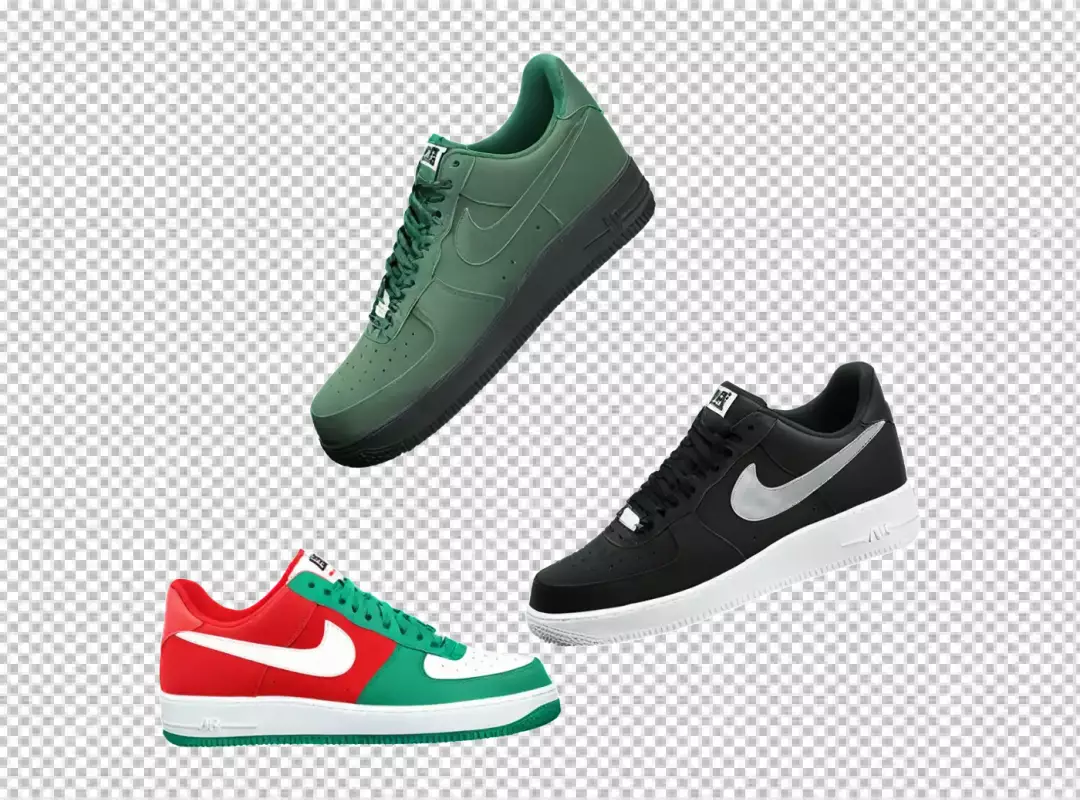 Collection of Stylish Nike Air Force 1 Sneakers in Diverse Colors for Sports Fashion