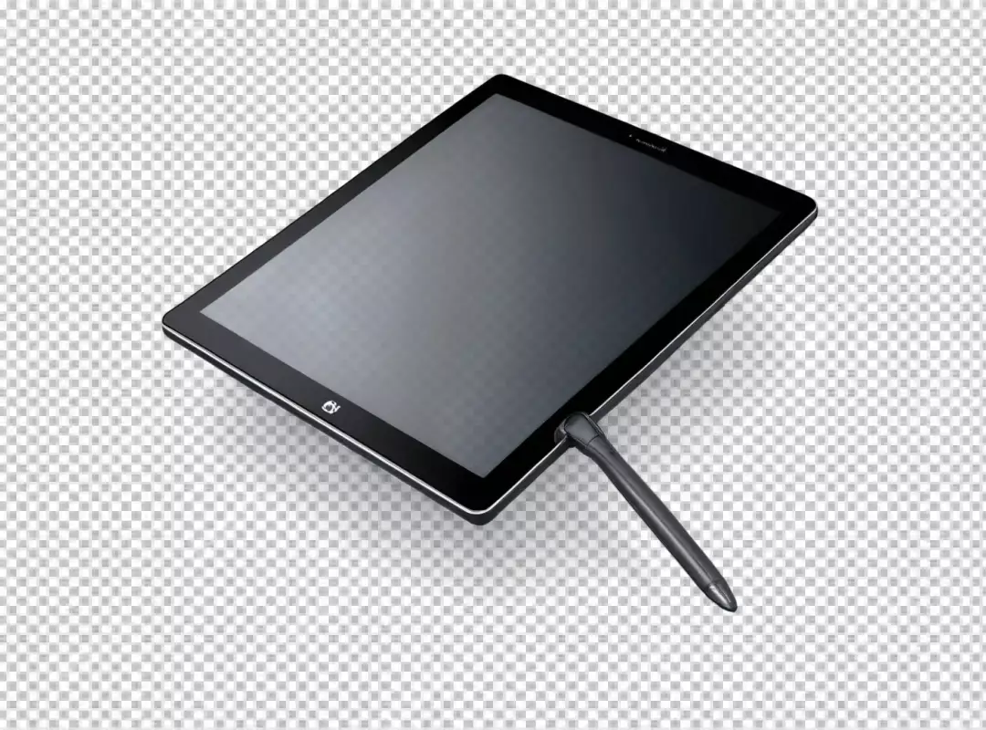 Sleek Black Digital Tablet Device with Stylus Pen for Creative Productivity