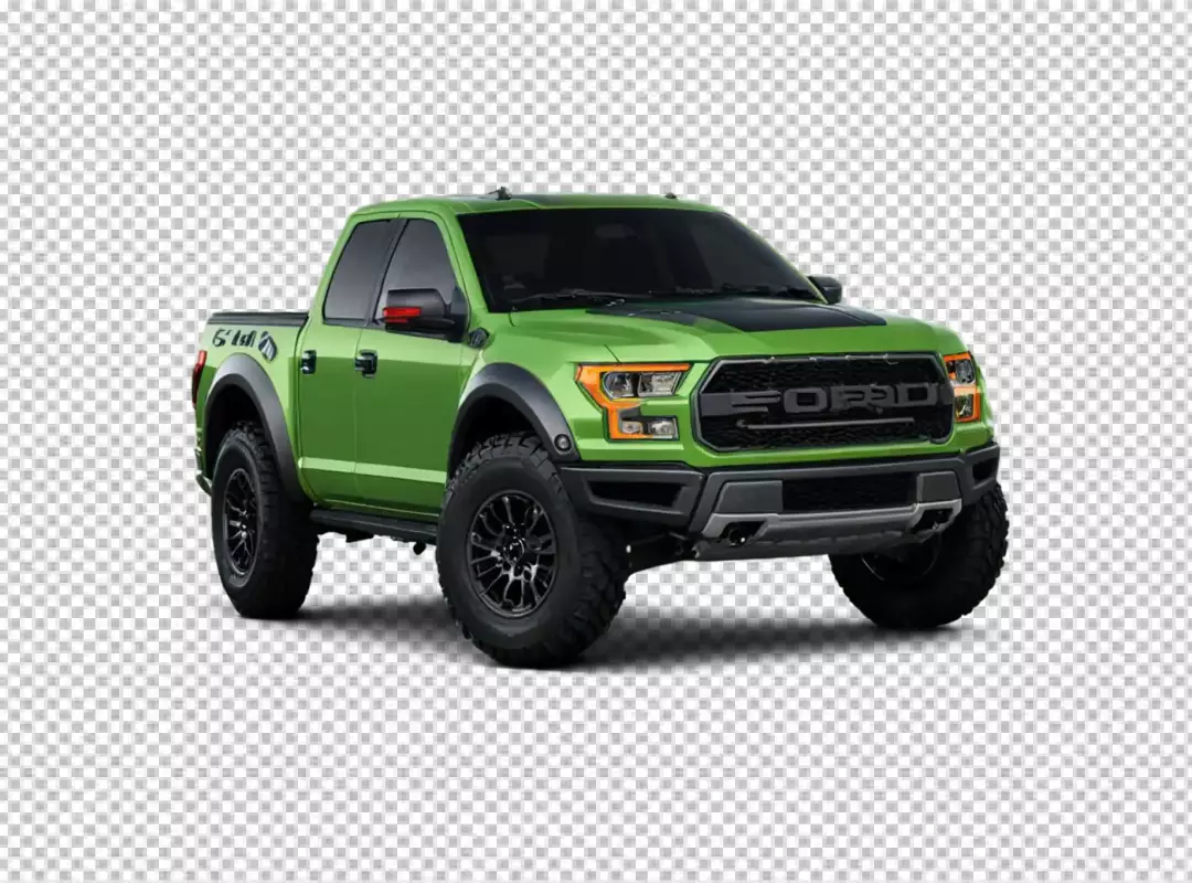 Vibrant Green Ford F-150 Raptor Truck Ready for Off-Road Adventures Powerful Performance