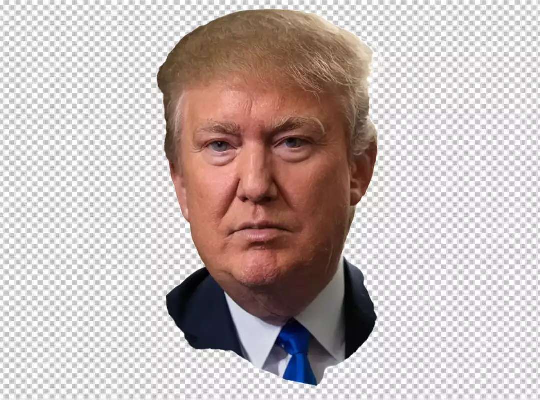 Serious Blonde Man in a Blue Suit and Tie, Professional Portrait Headshot