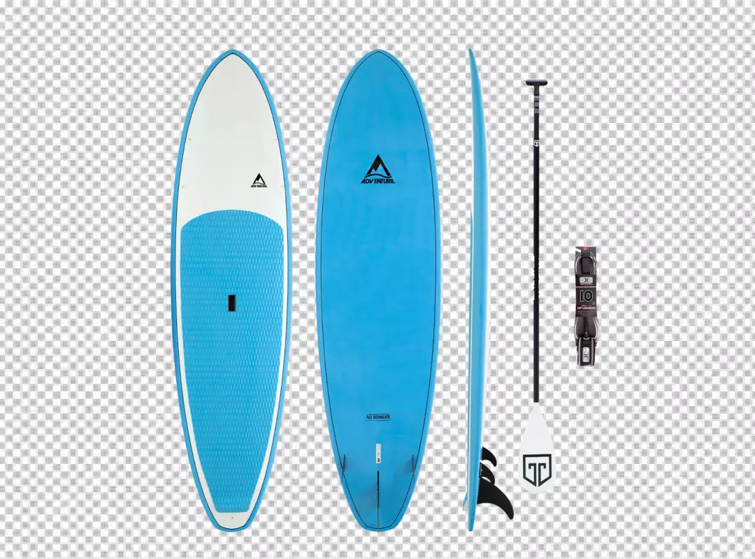 Adventure Brand All-Rounder Water Board with Paddle and Leash for Aquatic Fun