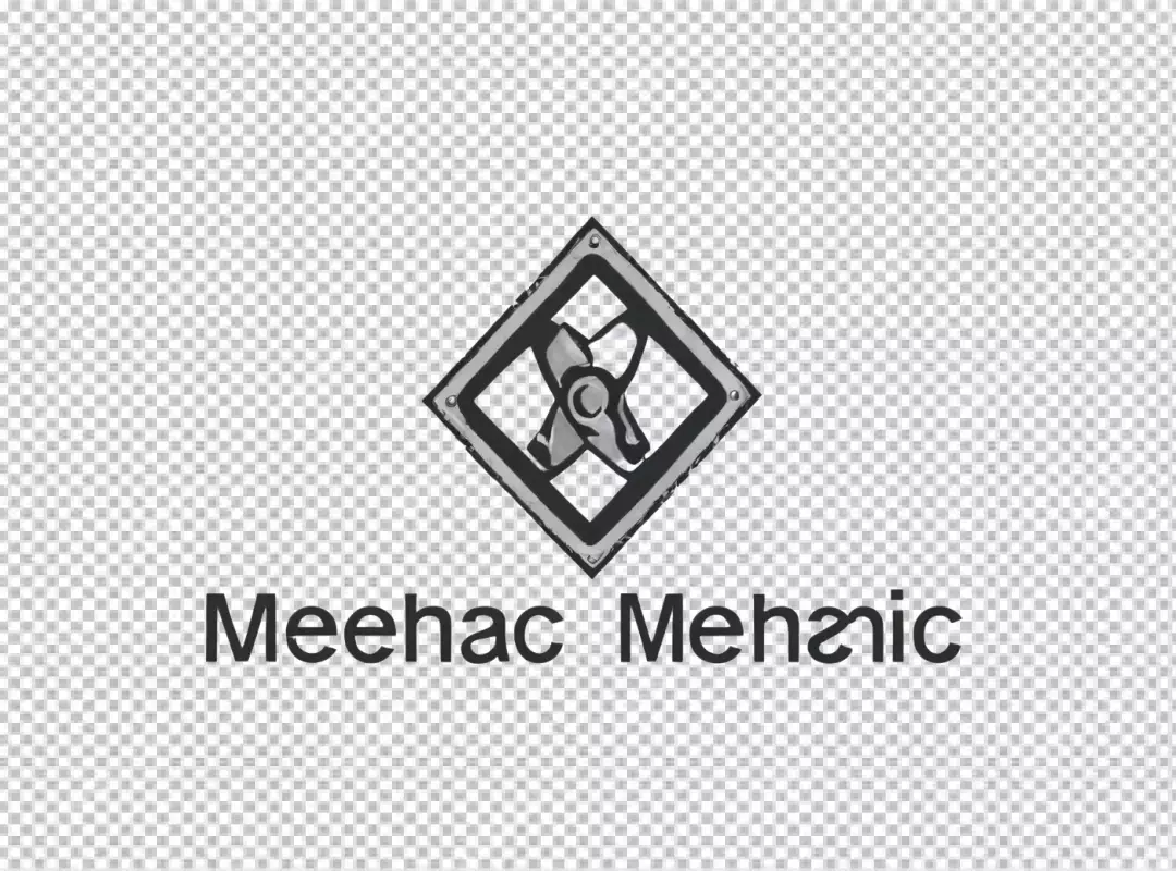 Meehac Mechanic Logo with Industrial Wrench Icon for Automotive Service