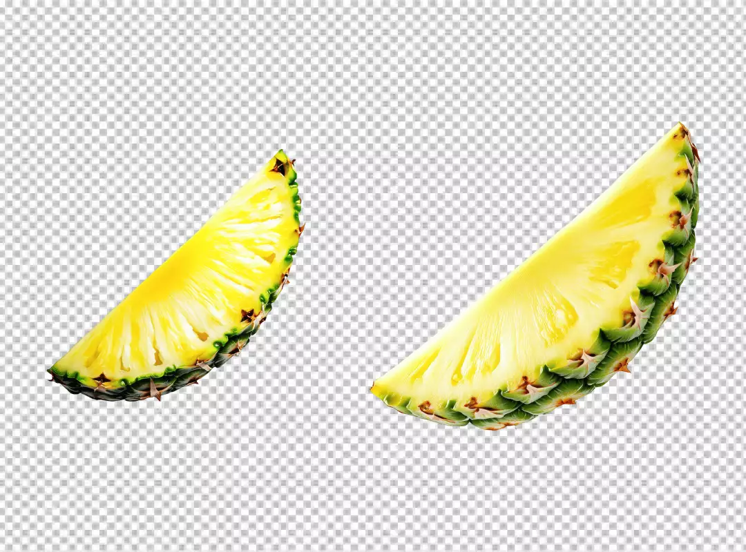 Fresh Juicy Pineapple Slices for Tropical Fruit Designs and Healthy Concepts