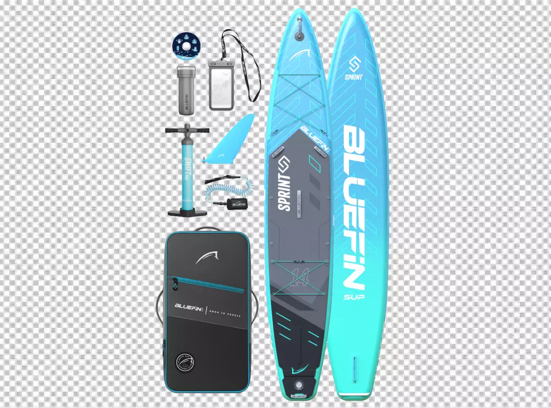 Bluefin Sprint Stand Up Paddleboard Kit with All Essential Water Sports Gear