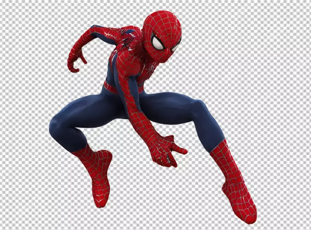 Legendary Spider-Man Superhero in Dynamic Ready Pose for Action