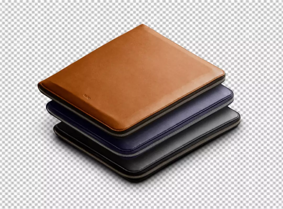 Premium Leather Zippered Pouches for Professional Organization and Protection