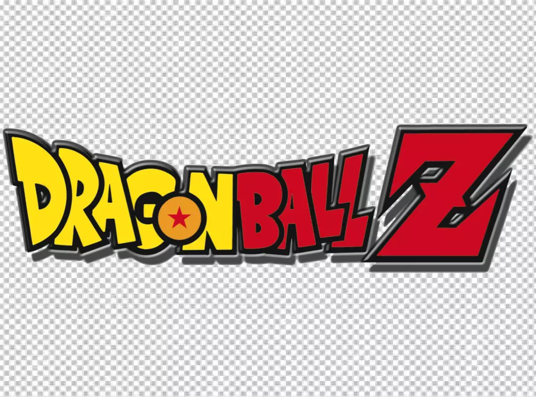 Classic Dragon Ball Z Anime Series Title Logo in Bold Colors