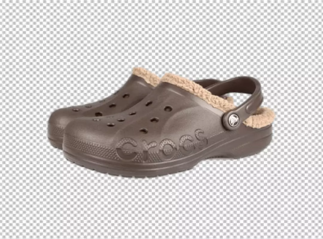 Comfortable Brown Crocs with Fuzzy Lining Perfect for Cozy Winter Wear