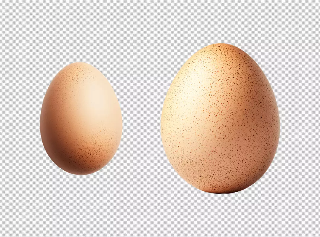 Two Natural Brown Eggs Fresh Food Ingredient for Cooking and Baking Recipes