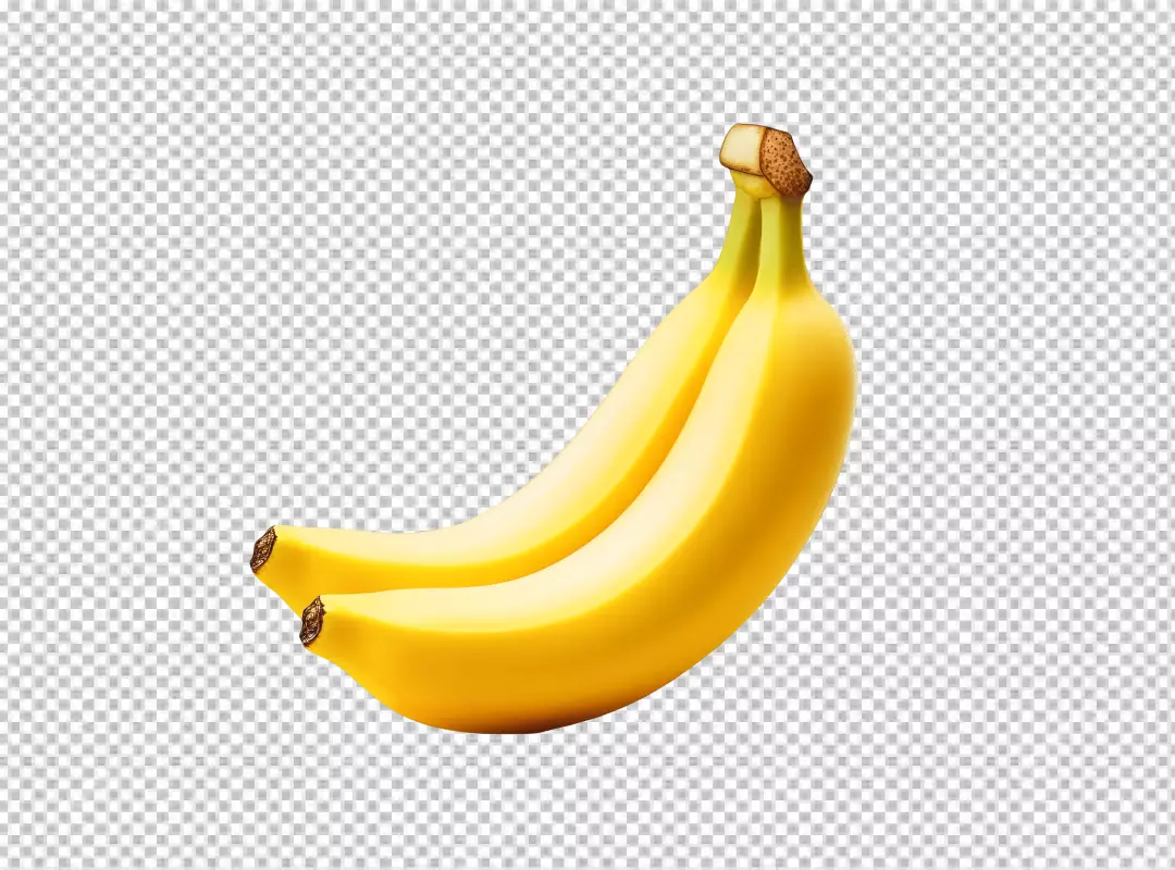 Delicious Fresh Yellow Bananas Sweet Tropical Fruit PNG for Healthy Design