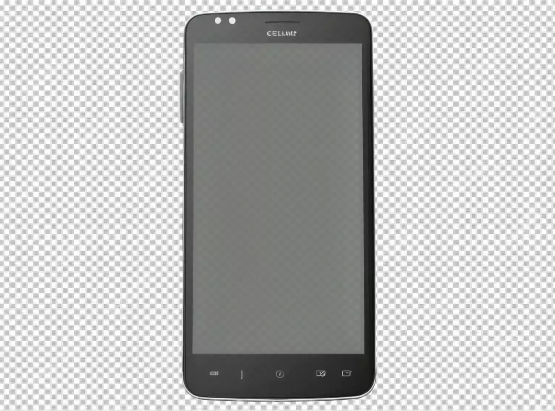 Sleek Dark Smartphone Design Front View Tech Device Display