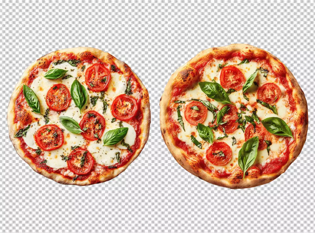 Delicious Fresh Margherita Pizza with Basil and Tomatoes Classic Italian Cuisine