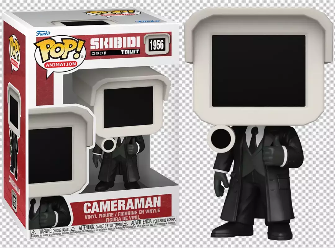 Skibidi Toilet Cameraman Funko Pop Animation Vinyl Figure Collectible with Box