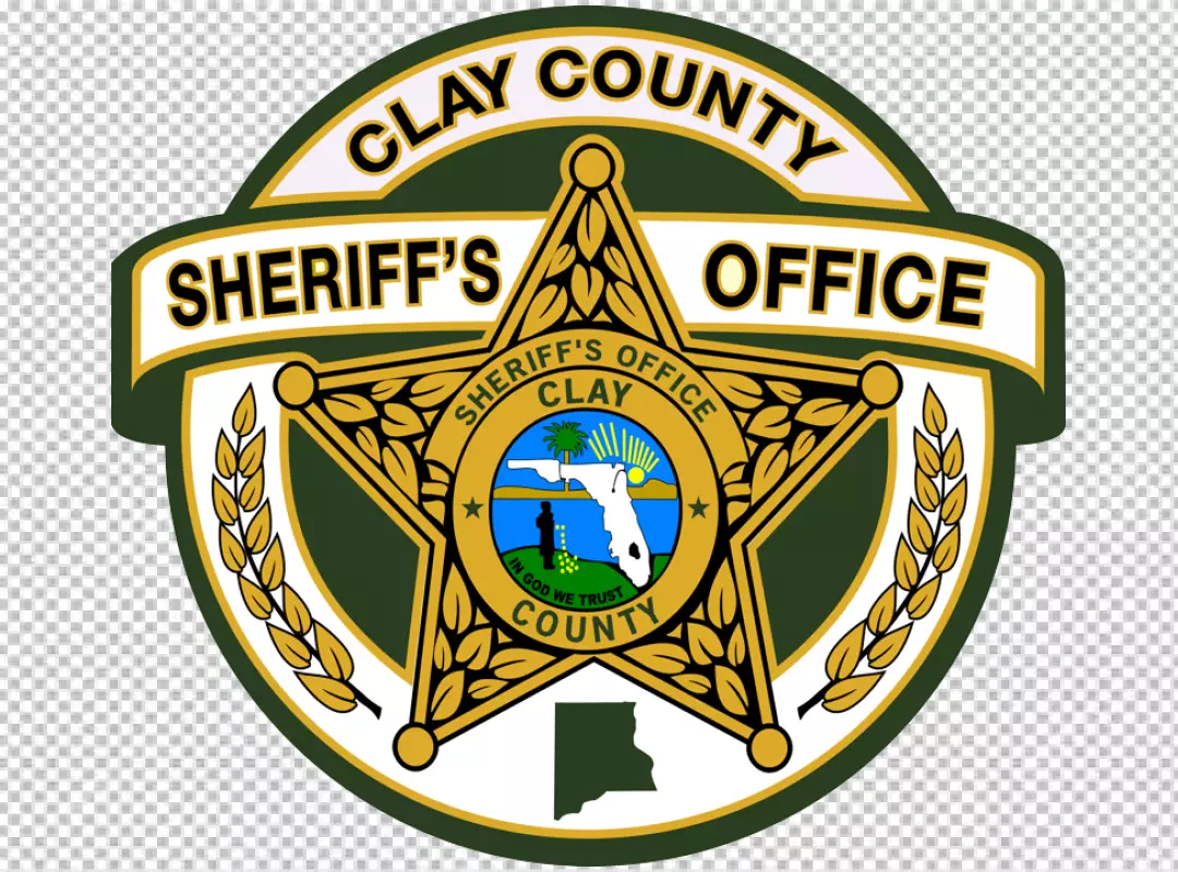 Free Premium PNG Clay County Sheriff's Office Official Emblem Florida Law Enforcement