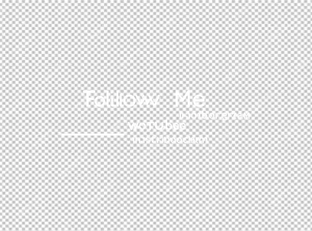White Text Follow Me Call to Action for Social Media Engagement
