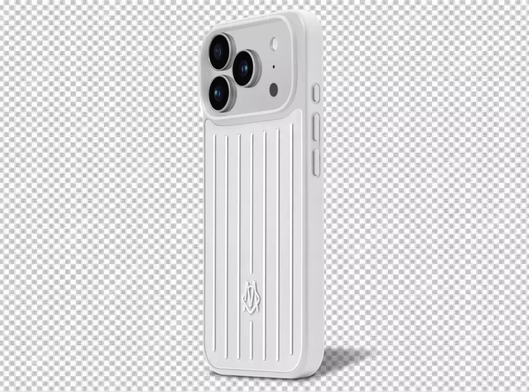 Sleek White iPhone 15 Pro Max in Durable Textured Protective Case