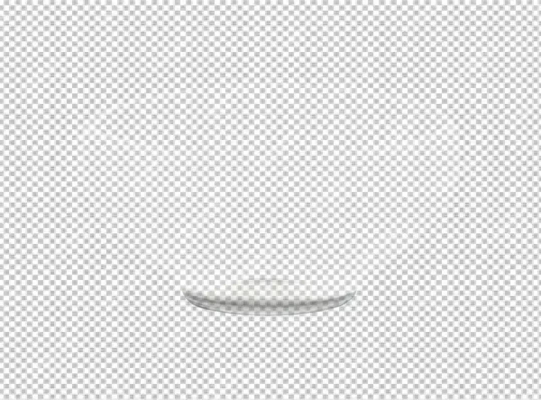 Clean Empty White Ceramic Plate for Food Presentation and Dining Concepts