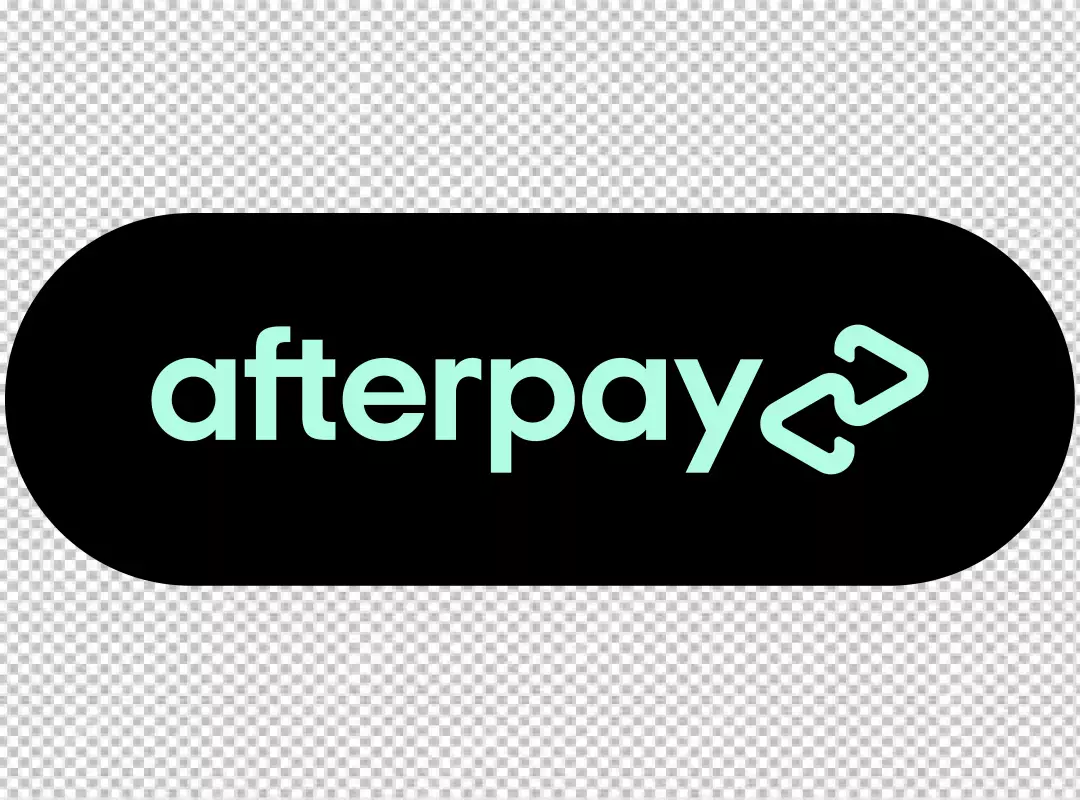 Afterpay Logo Modern Digital Payment Solution on a Clean Black Background