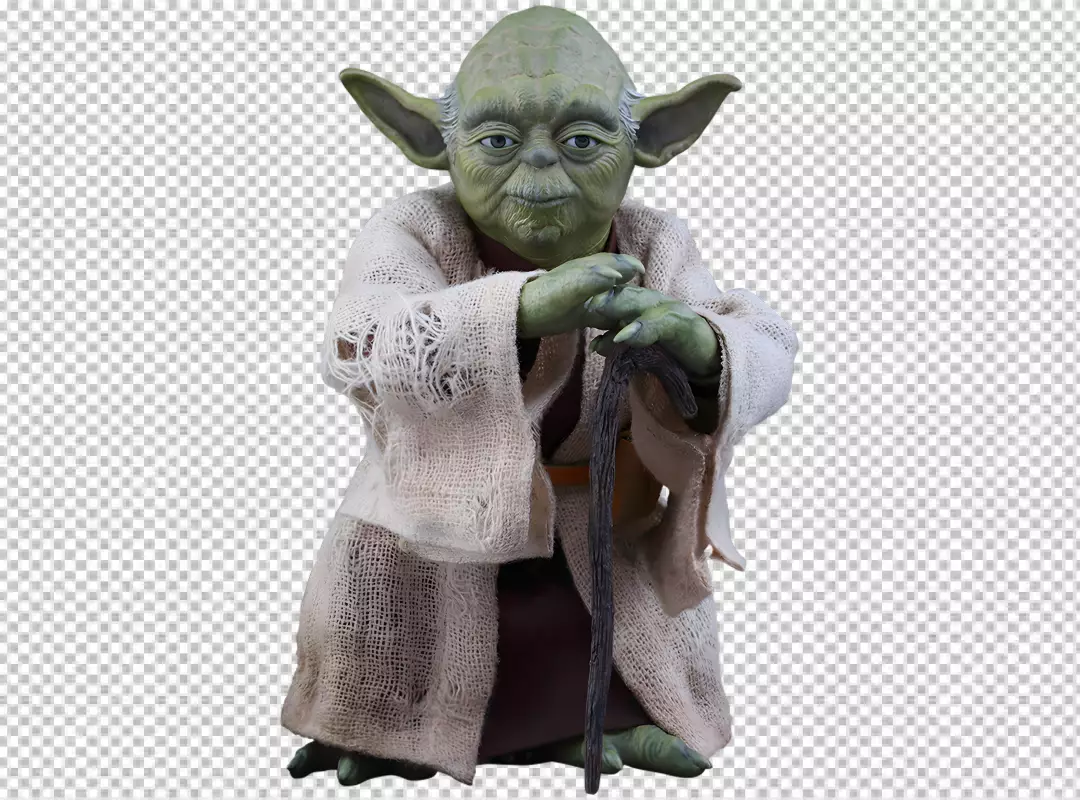 Free Premium PNG Master Yoda Iconic Jedi Character Portrait